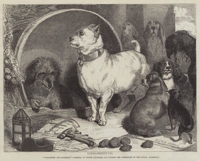 アレクサンダーとディオゲネス 作： Edwin Landseer